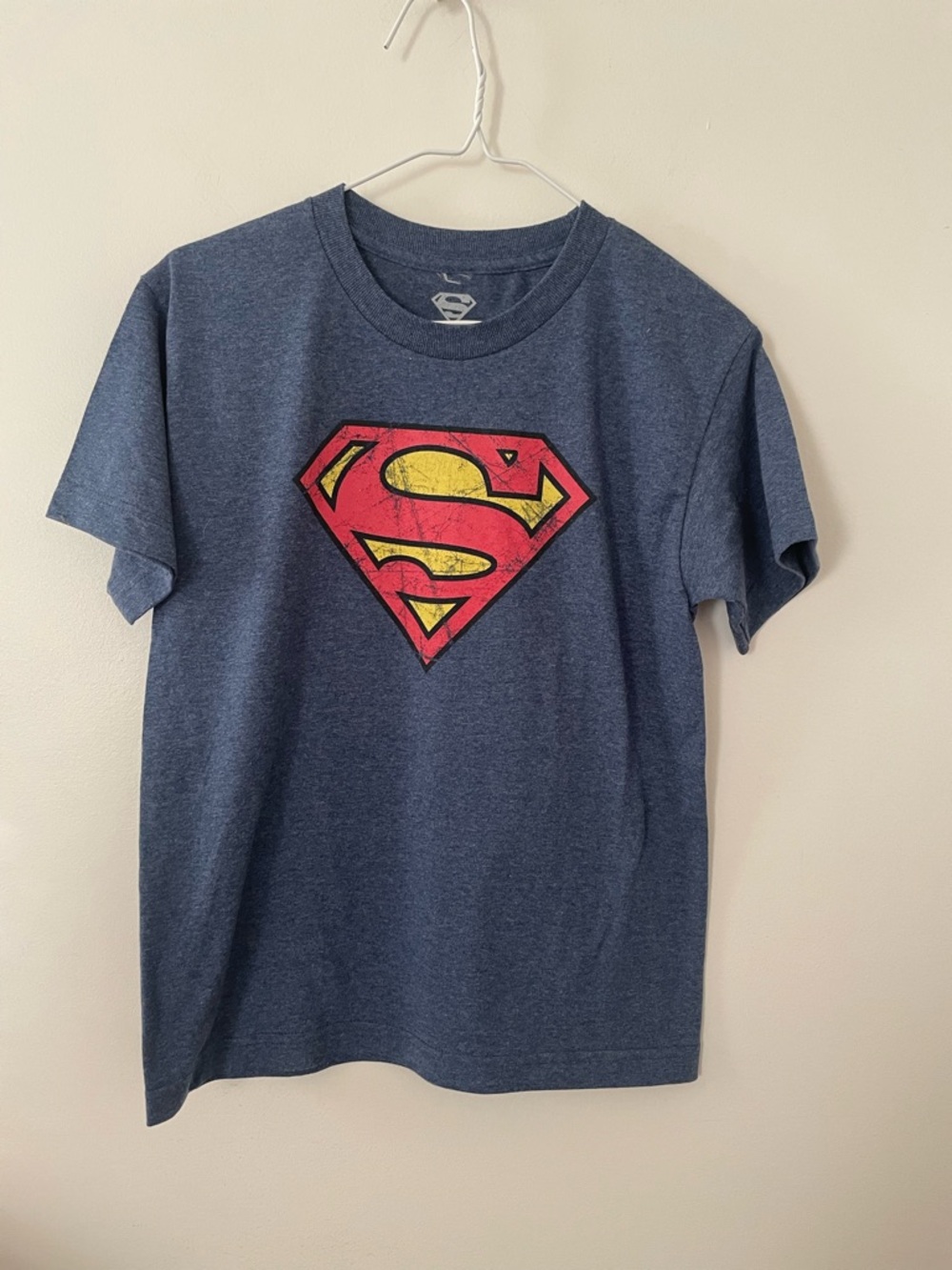 DC Comics Navy Blue Superman Logo Tee